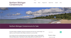 Desktop Screenshot of northernmichigancondominiums.com
